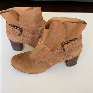 Nine West Vintage America Leather Booties Size 7.5